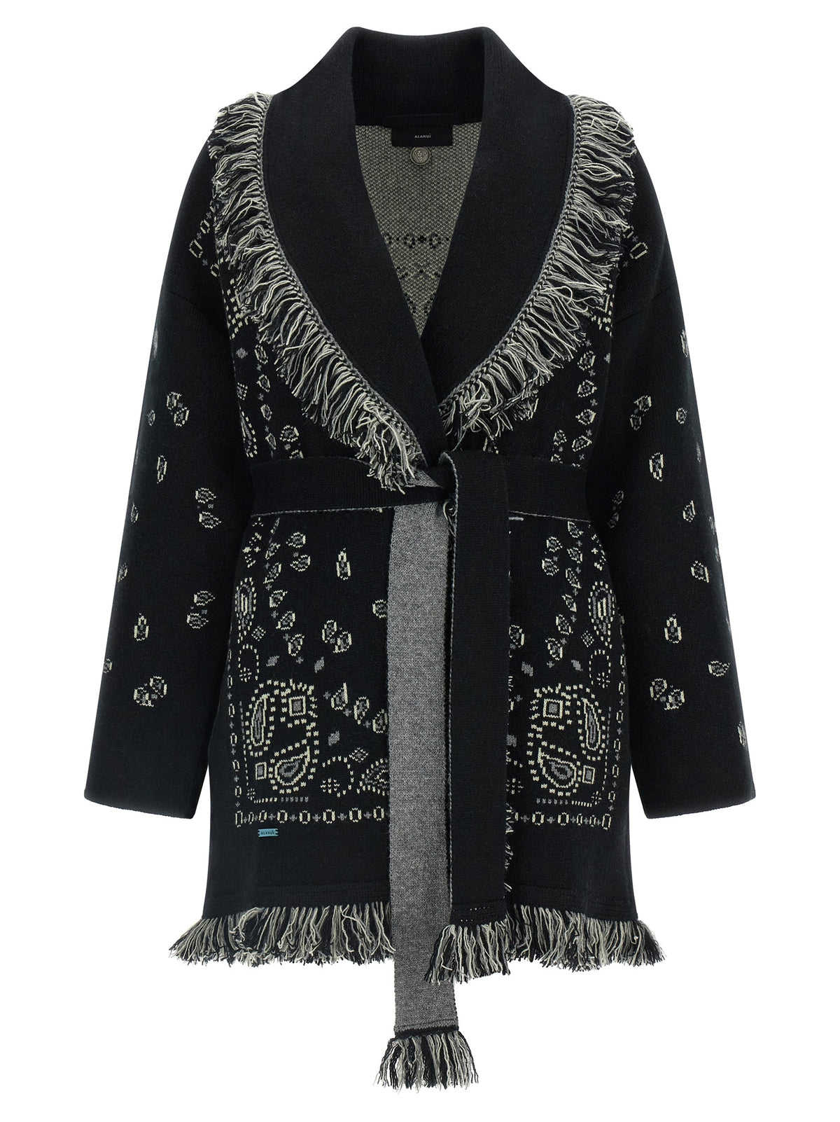 Cardigan en cachemire noir Alanui