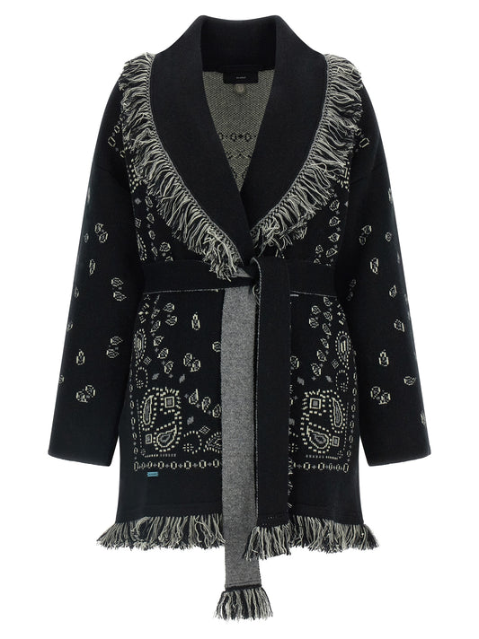 Cardigan en cachemire noir Alanui