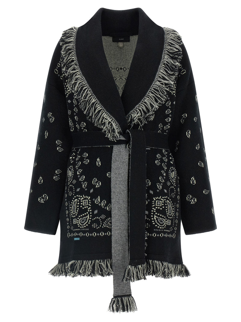 Cardigan en cachemire noir Alanui