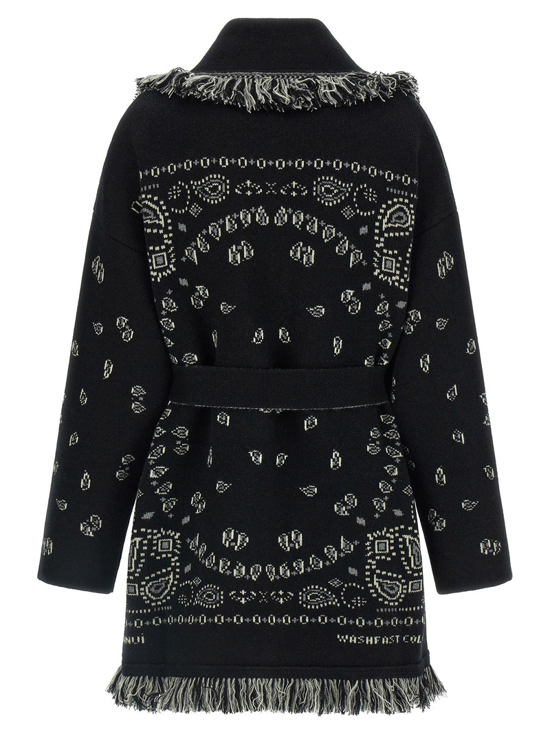 Cardigan en cachemire noir Alanui