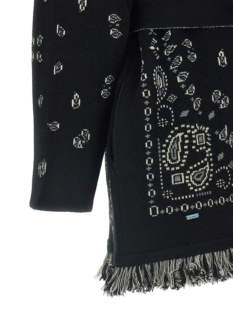 Cardigan en cachemire noir Alanui