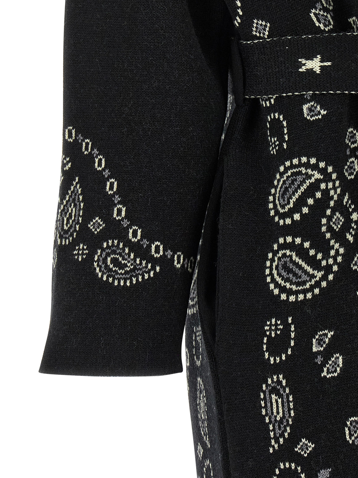 Alanui Black Virgin Wool Coat