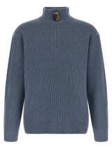Cardigan en laine bleu J.W.Anderson