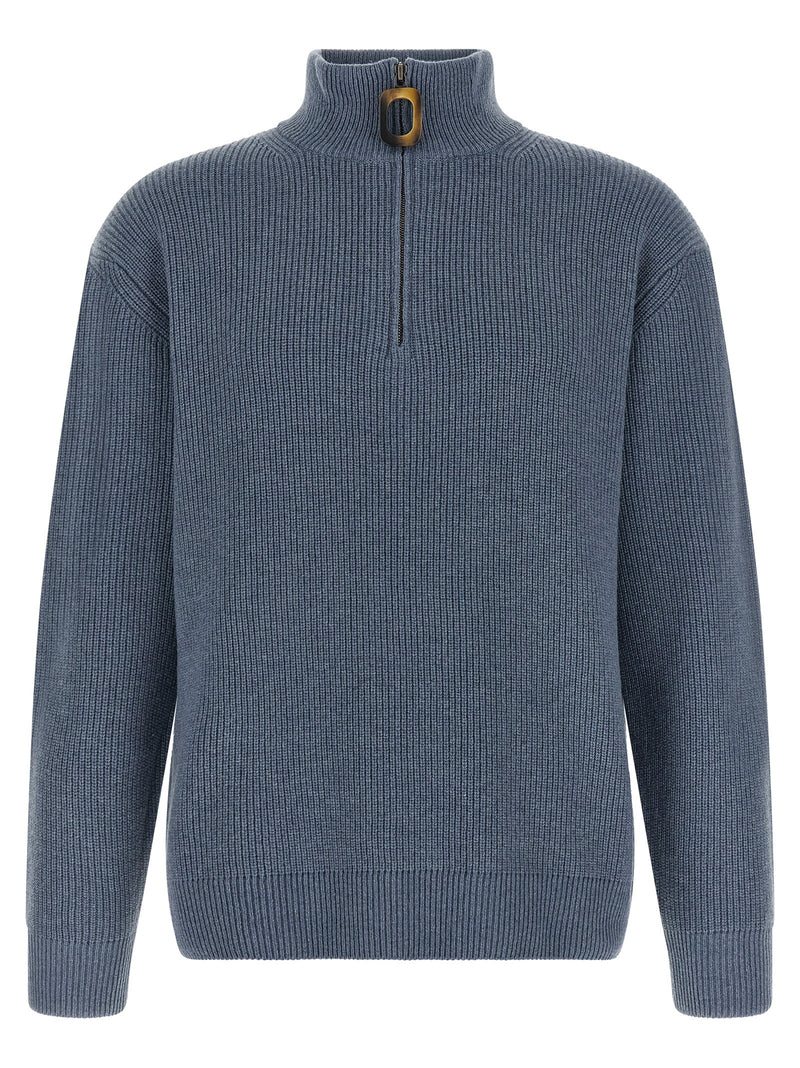 Cardigan en laine bleu J.W.Anderson
