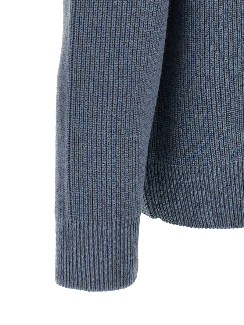 Cardigan en laine bleu J.W.Anderson
