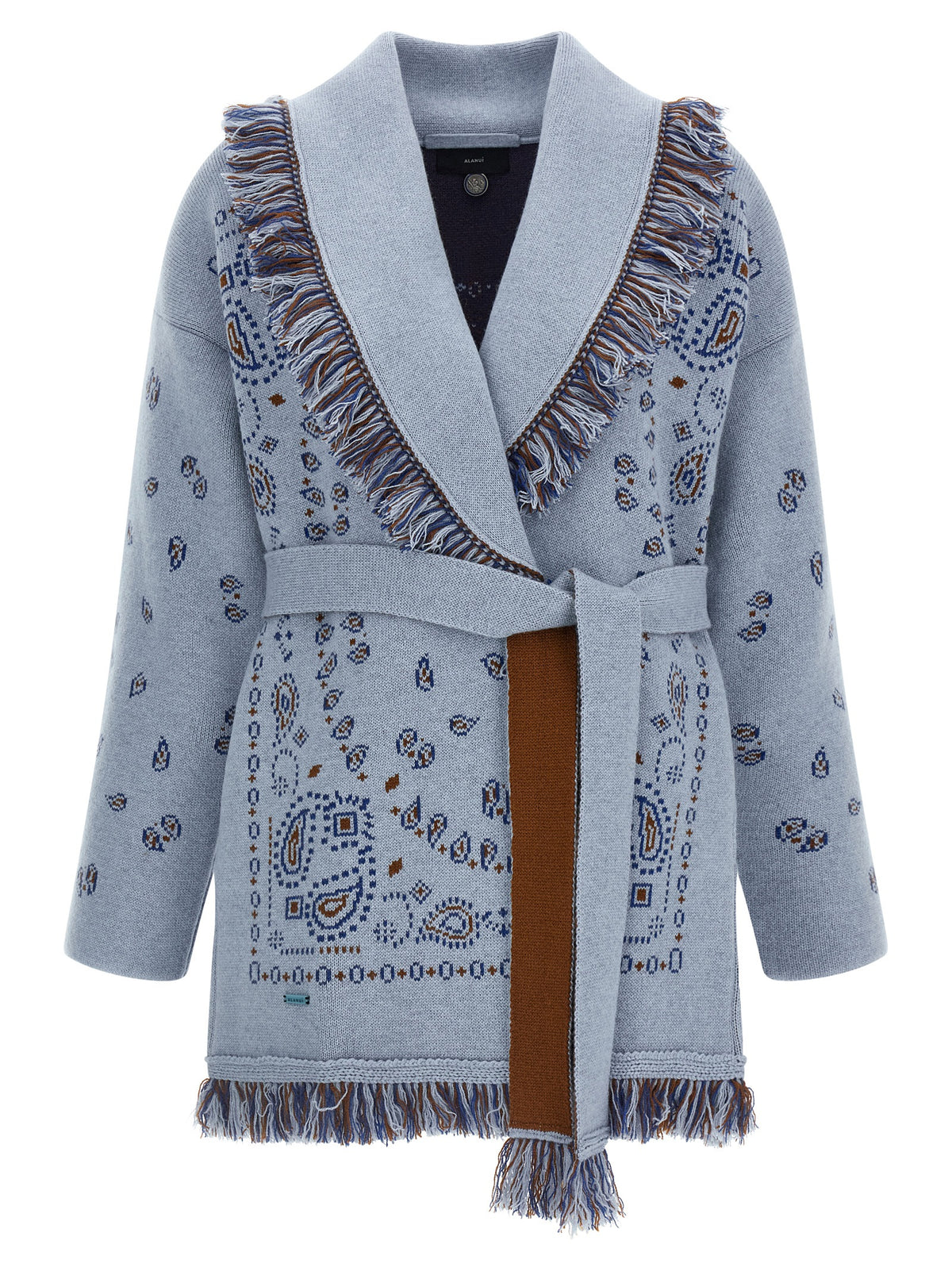 Cardigan en cachemire bleu Alanui