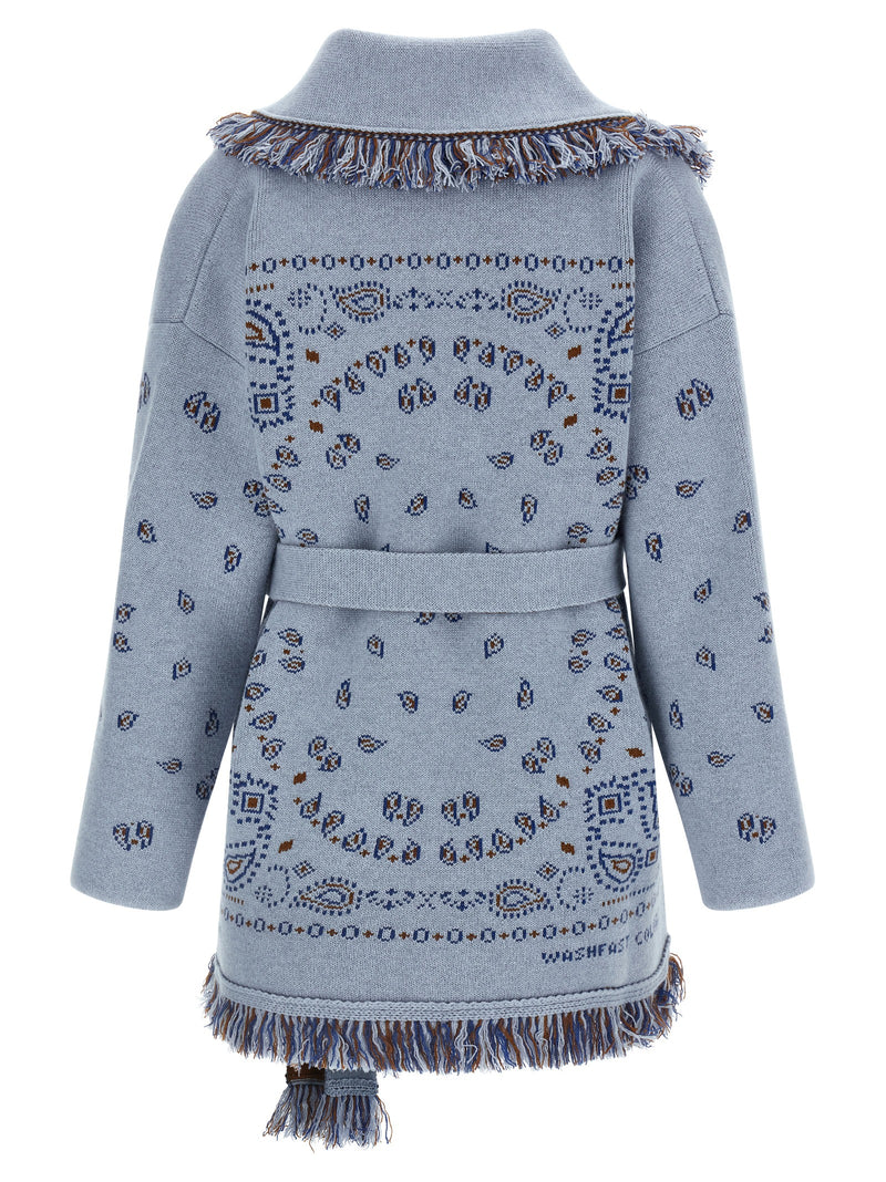 Cardigan en cachemire bleu Alanui