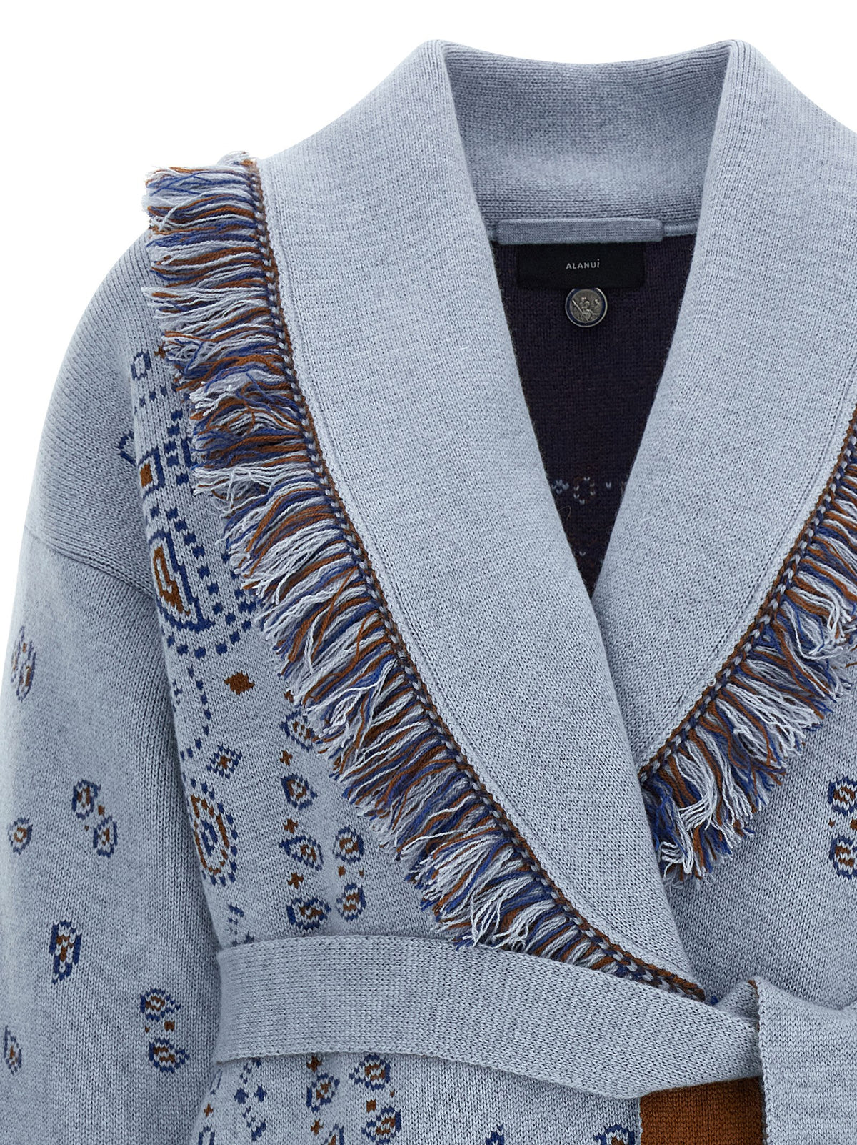Cardigan en cachemire bleu Alanui