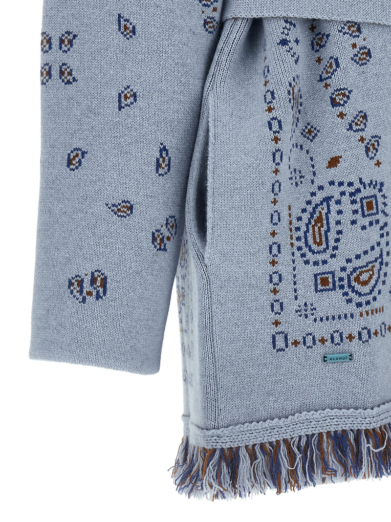 Cardigan en cachemire bleu Alanui