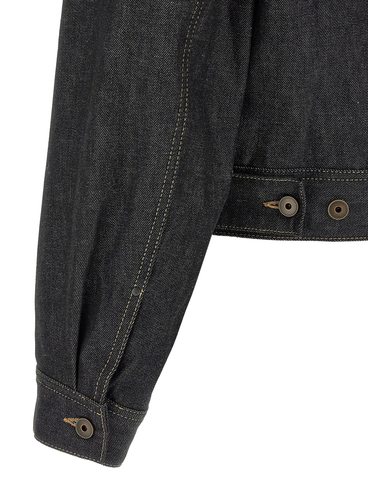 Veste en jean en coton bleu Lemaire