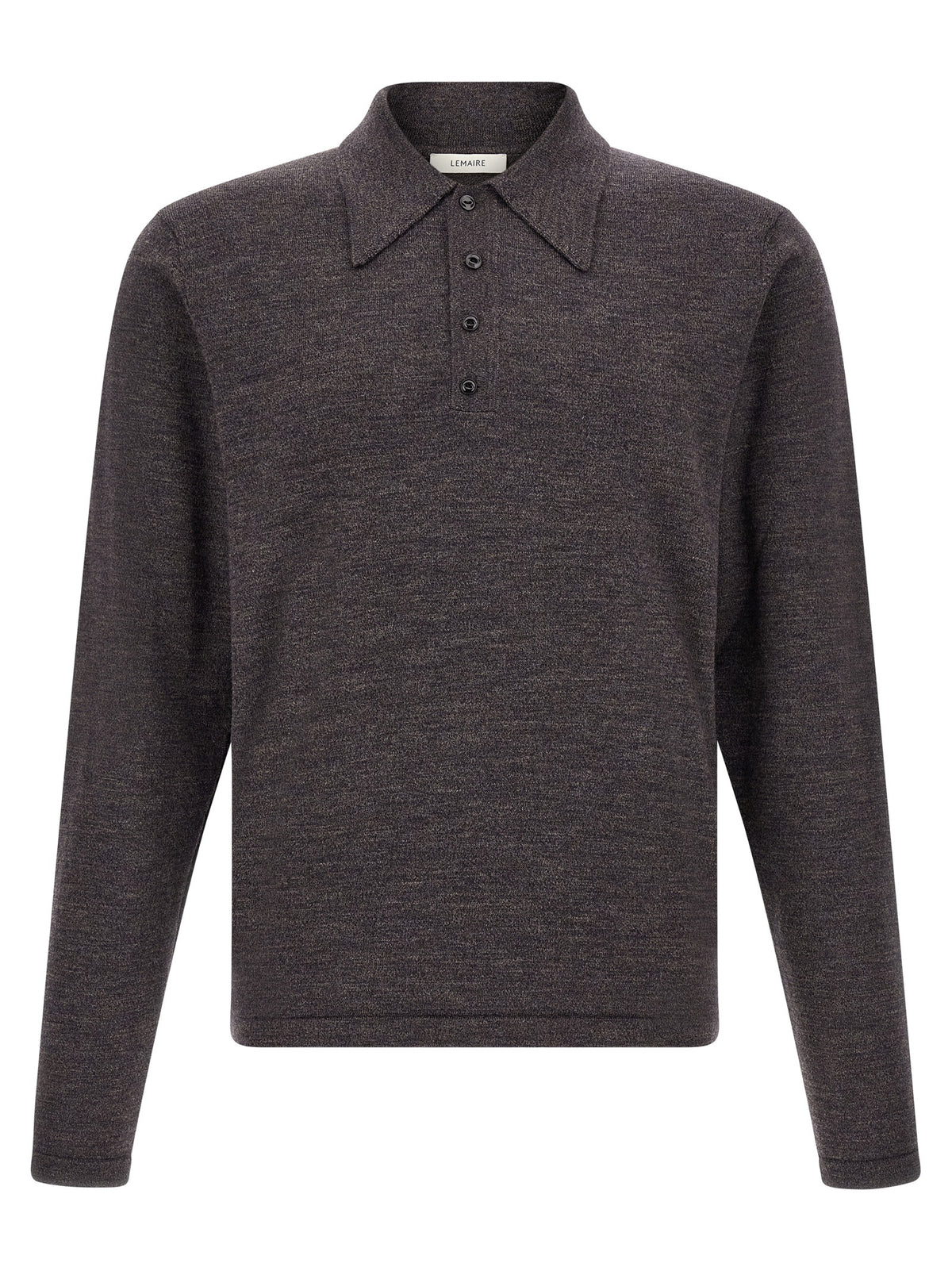 Polo Lemaire en Laine Marron