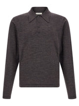 Polo Lemaire en Laine Marron