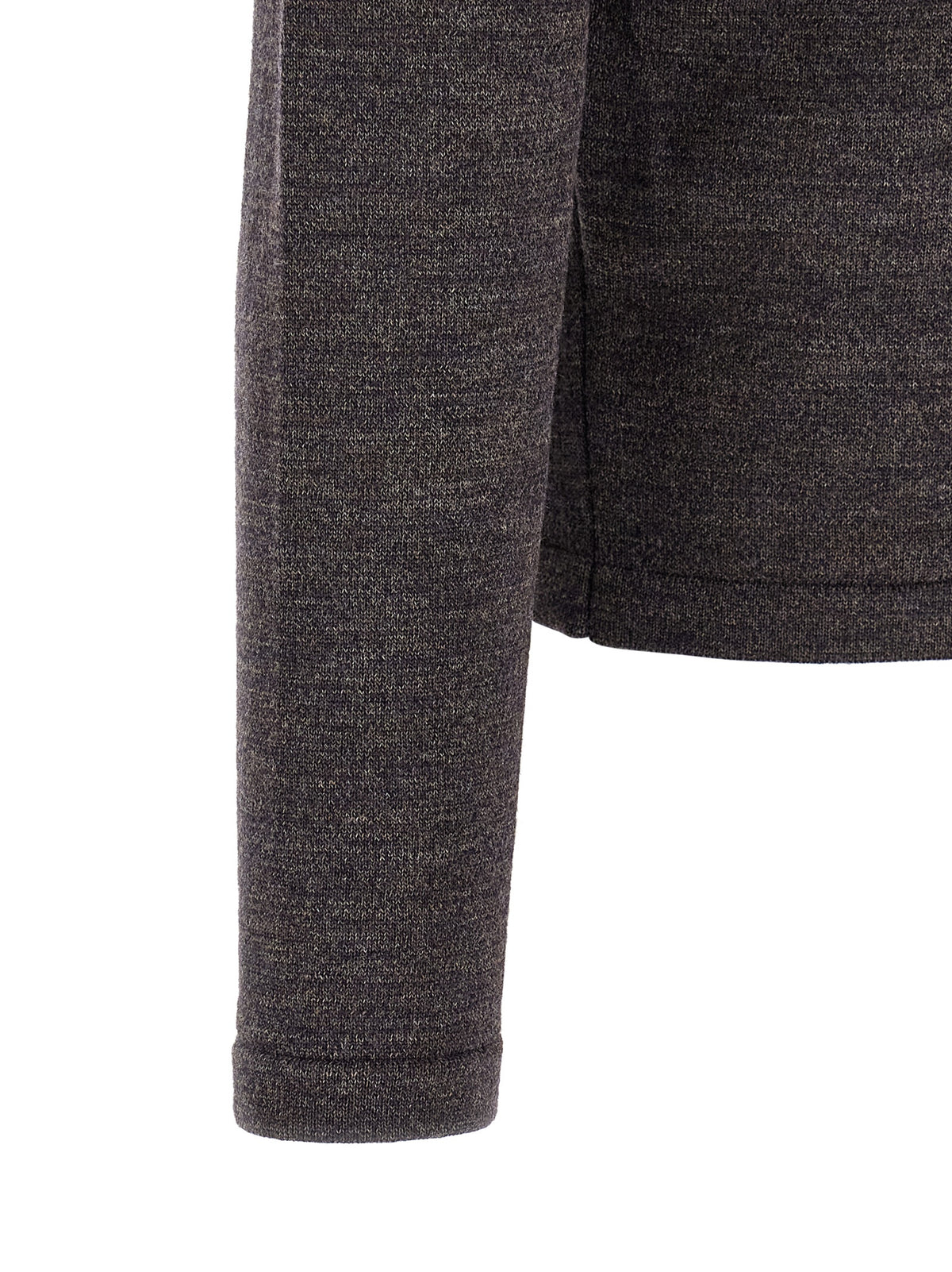 Polo Lemaire en Laine Marron