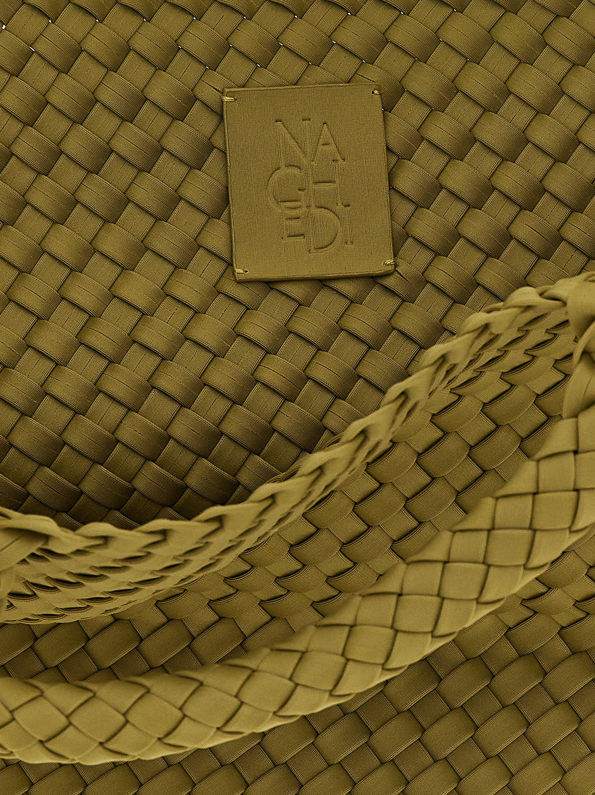 Sac à main bicolore en nylon NAGHEDI