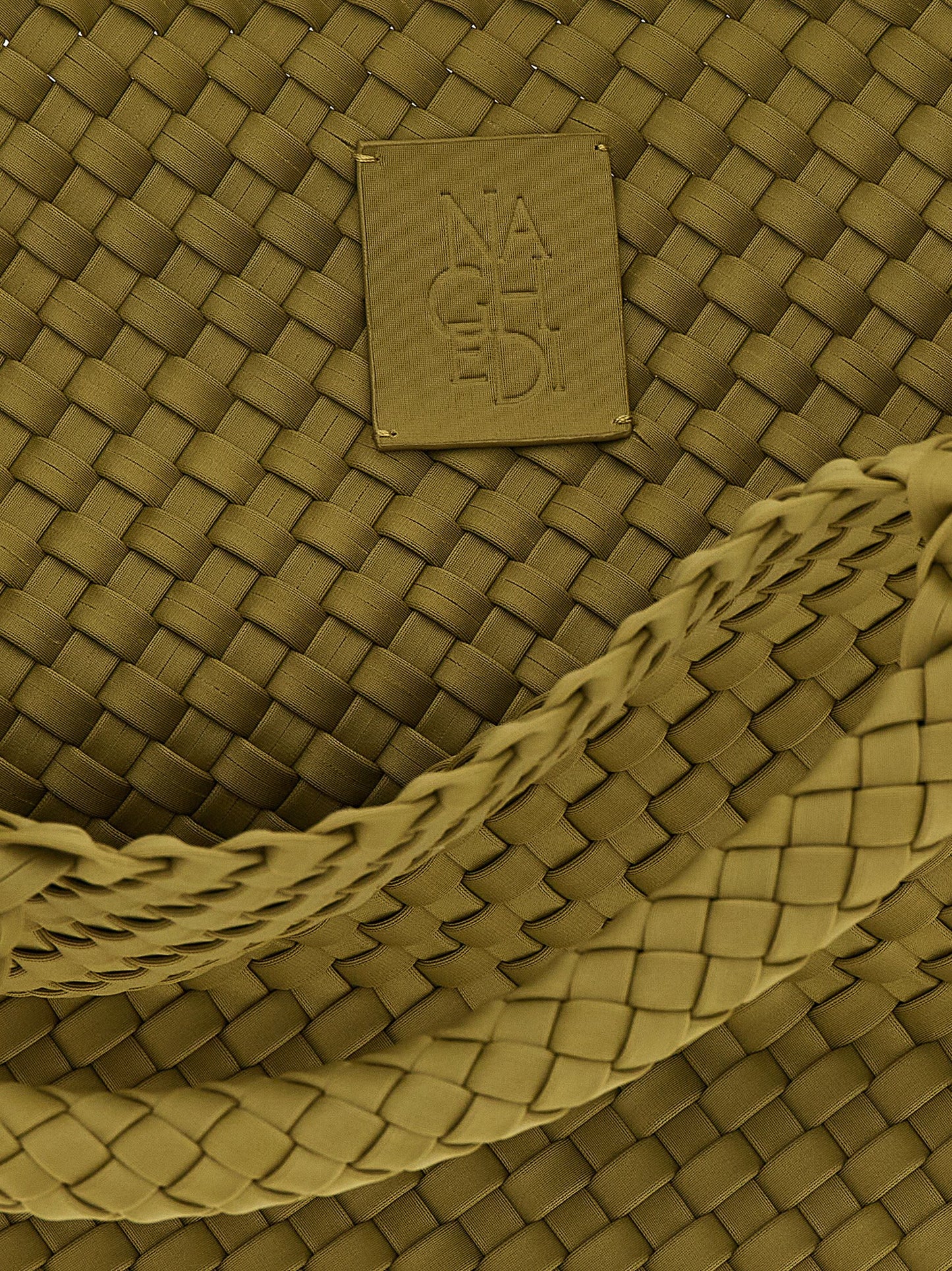 NAGHEDI Bicolor Nylon Handbag