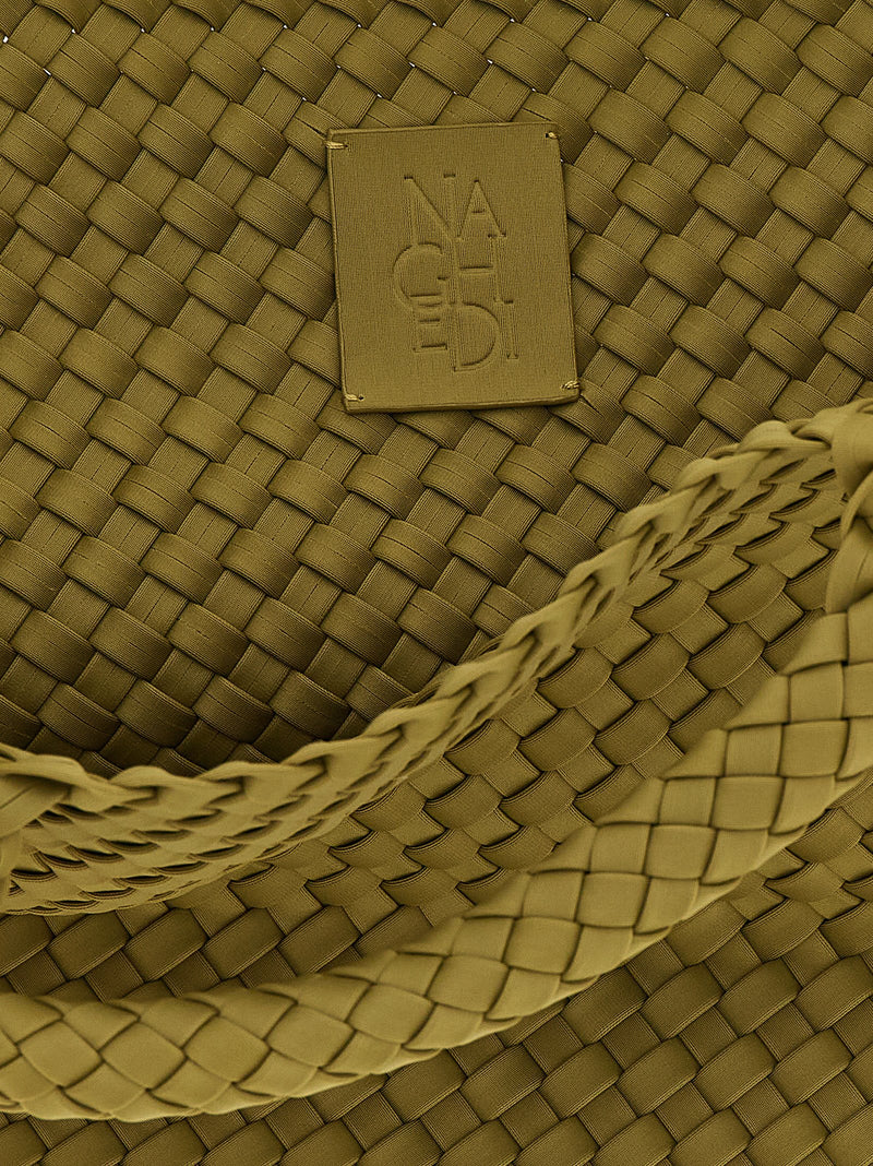 Sac à main bicolore en nylon NAGHEDI