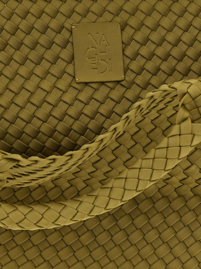 NAGHEDI Bicolor Nylon Handbag