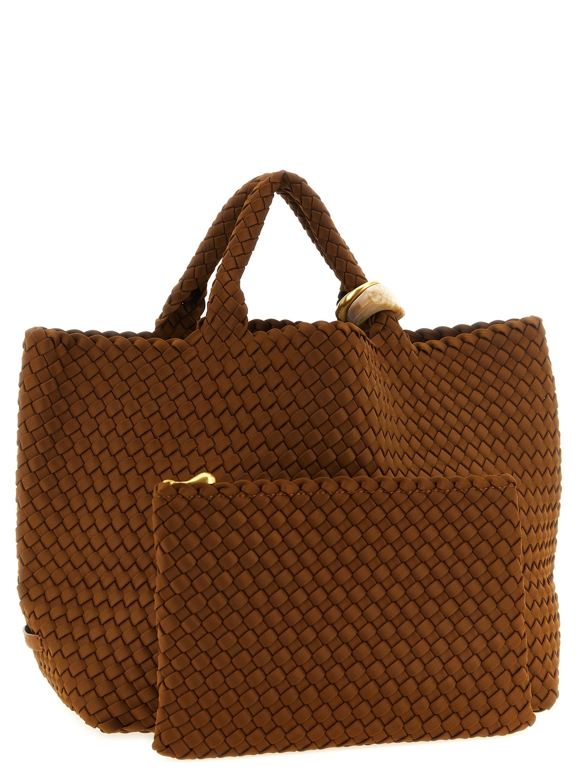 Sac à main NAGHEDI en nylon marron