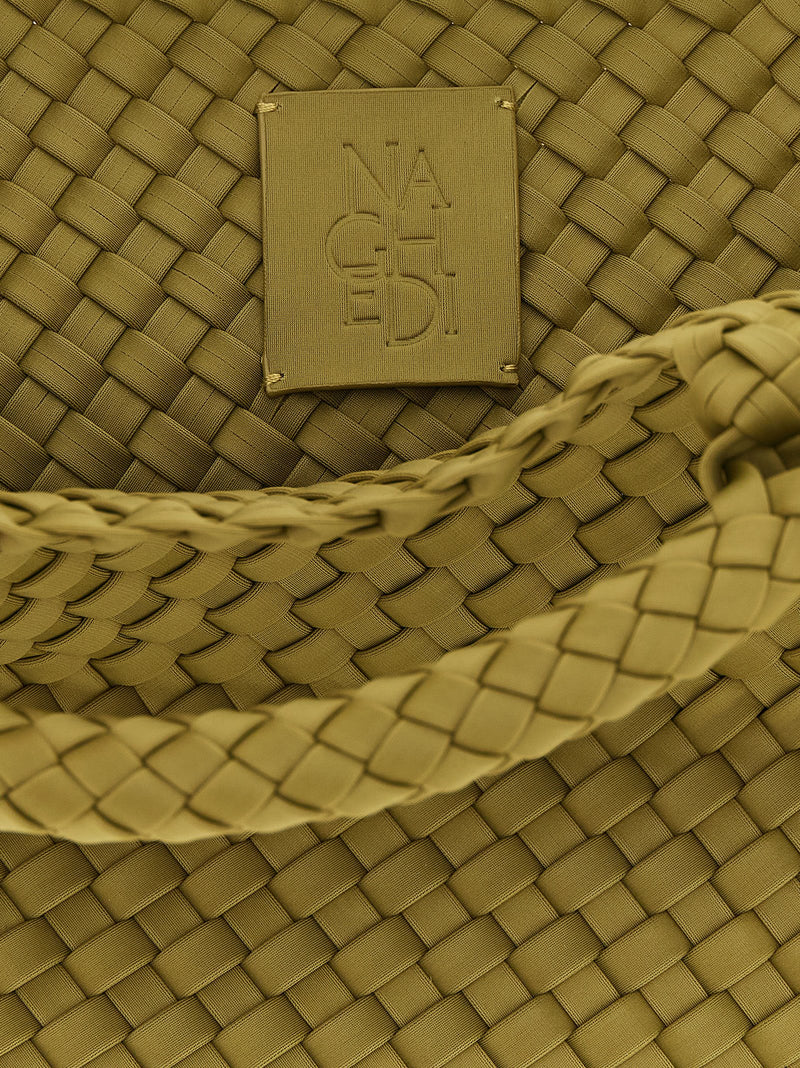 Sac à main NAGHEDI en nylon bicolore