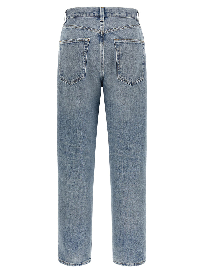 Jean droit en coton bleu Agolde