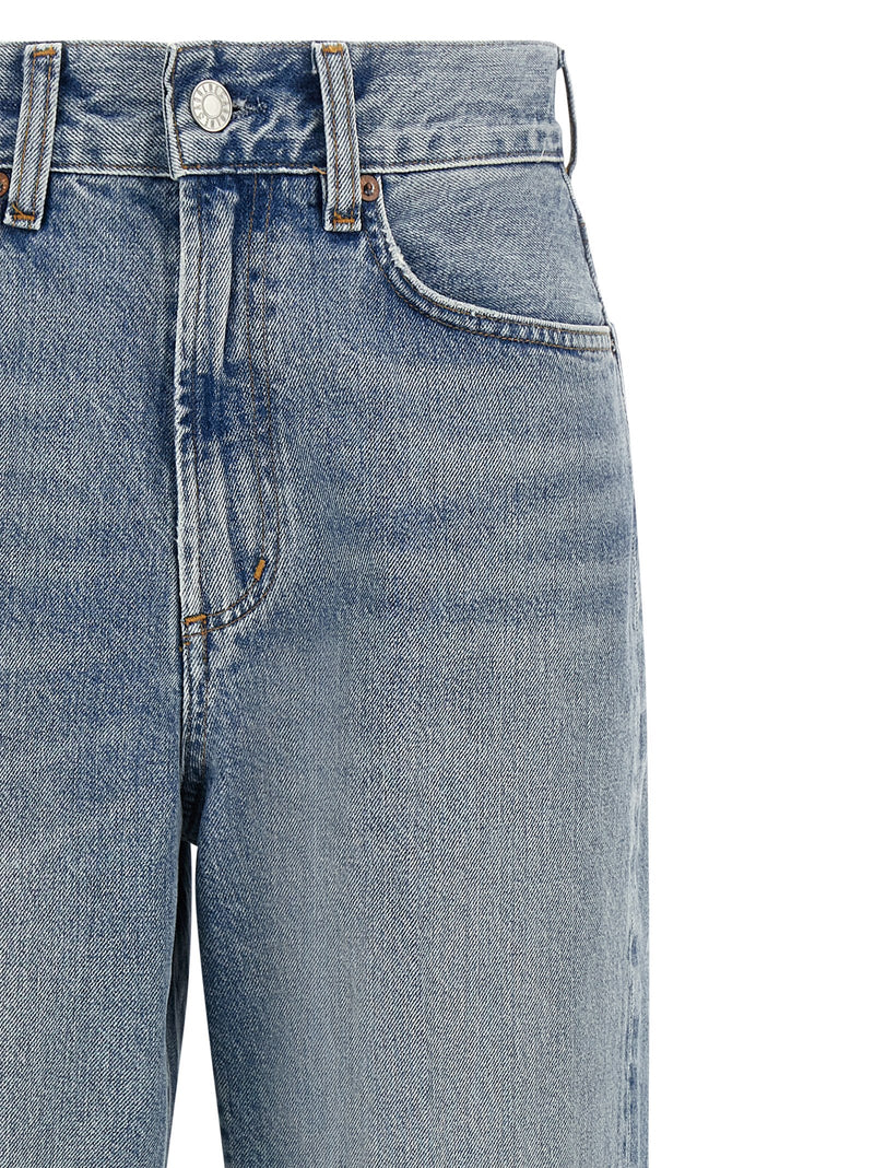 Jean droit en coton bleu Agolde