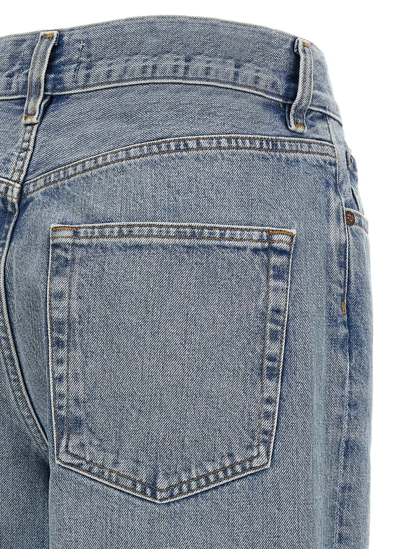 Jean droit en coton bleu Agolde