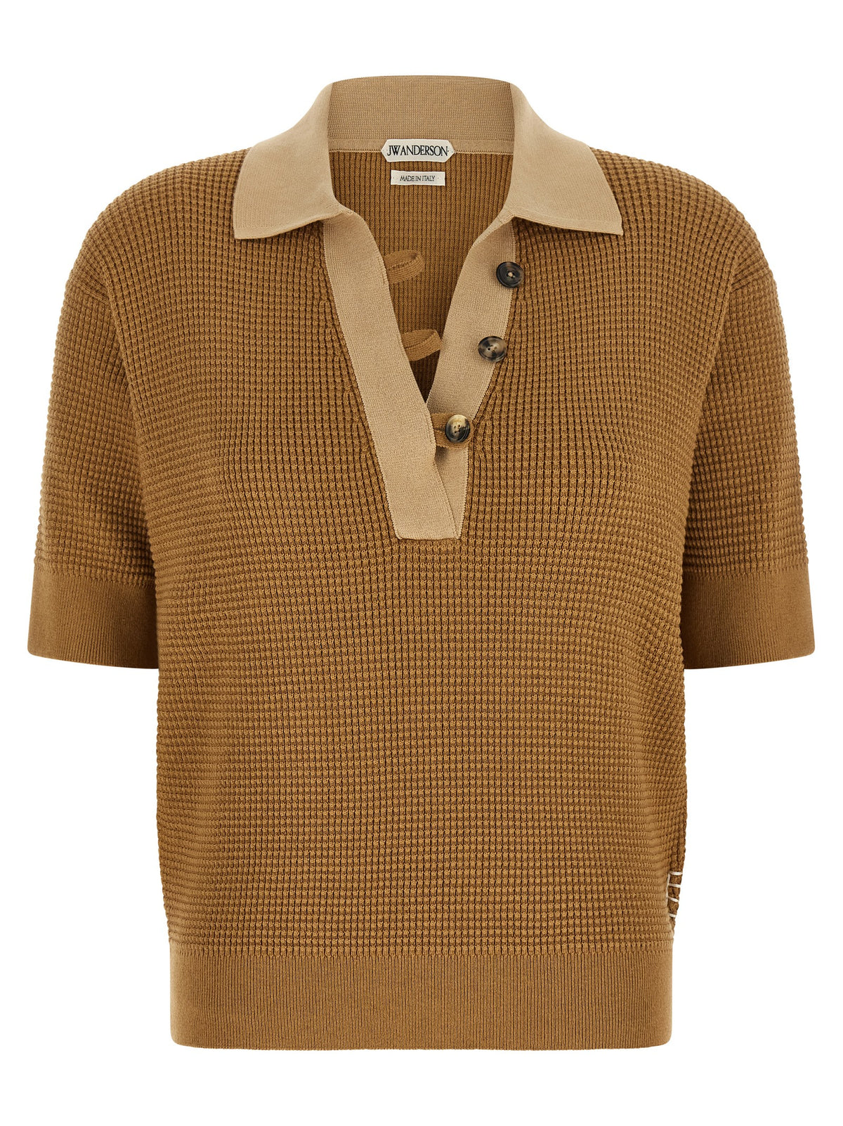 J.W.Anderson Polo en coton beige
