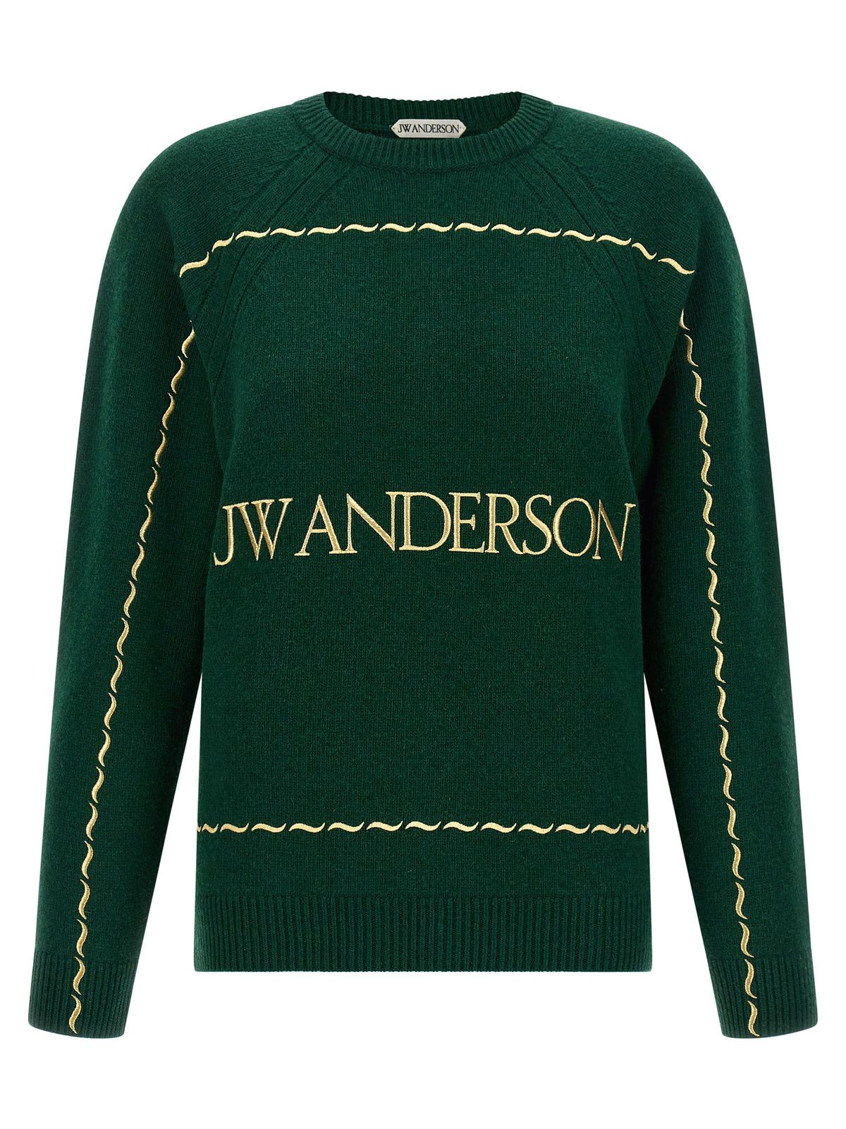 Cardigan bicolore en laine J.W.Anderson