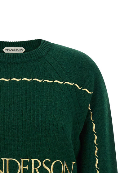 J.W.Anderson Bicolor Wool Cardigan