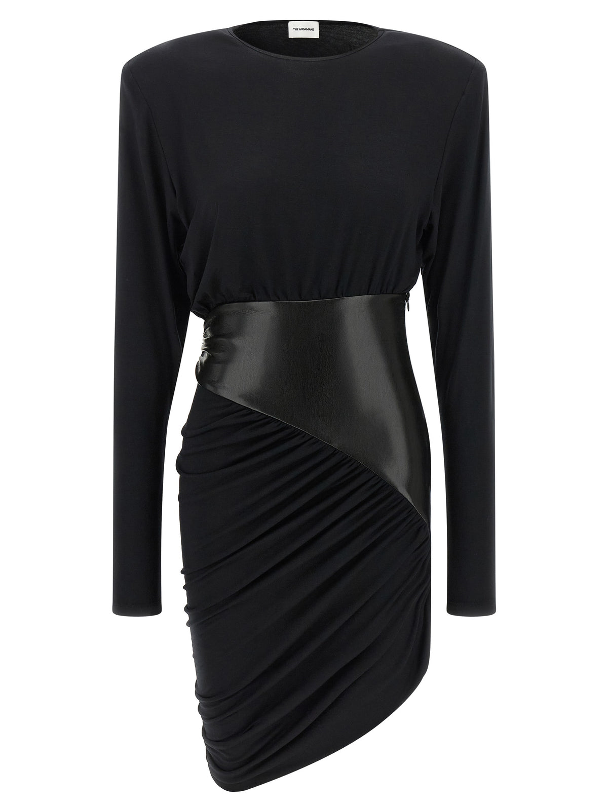 Robe Courte Noire en Viscose The Andamane