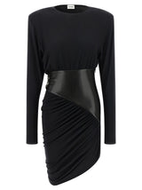 Robe Courte Noire en Viscose The Andamane