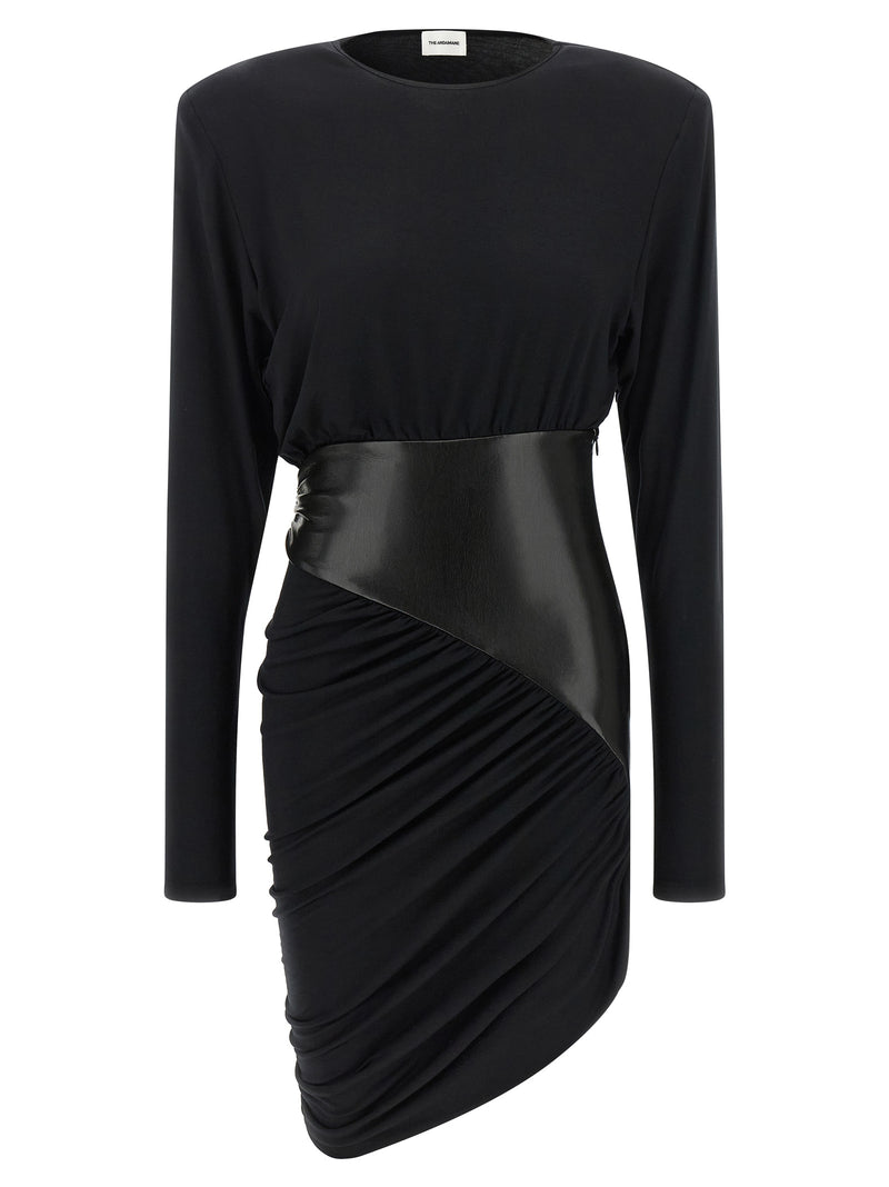 Robe Courte Noire en Viscose The Andamane