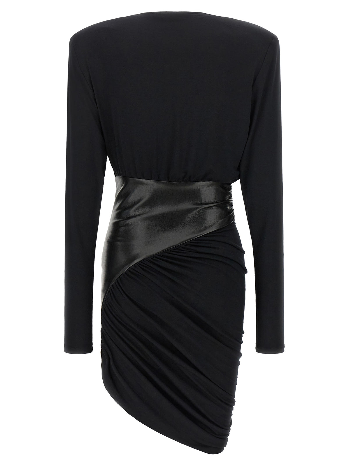 Robe Courte Noire en Viscose The Andamane