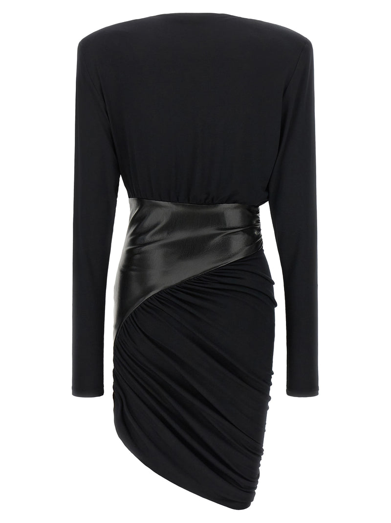 Robe Courte Noire en Viscose The Andamane