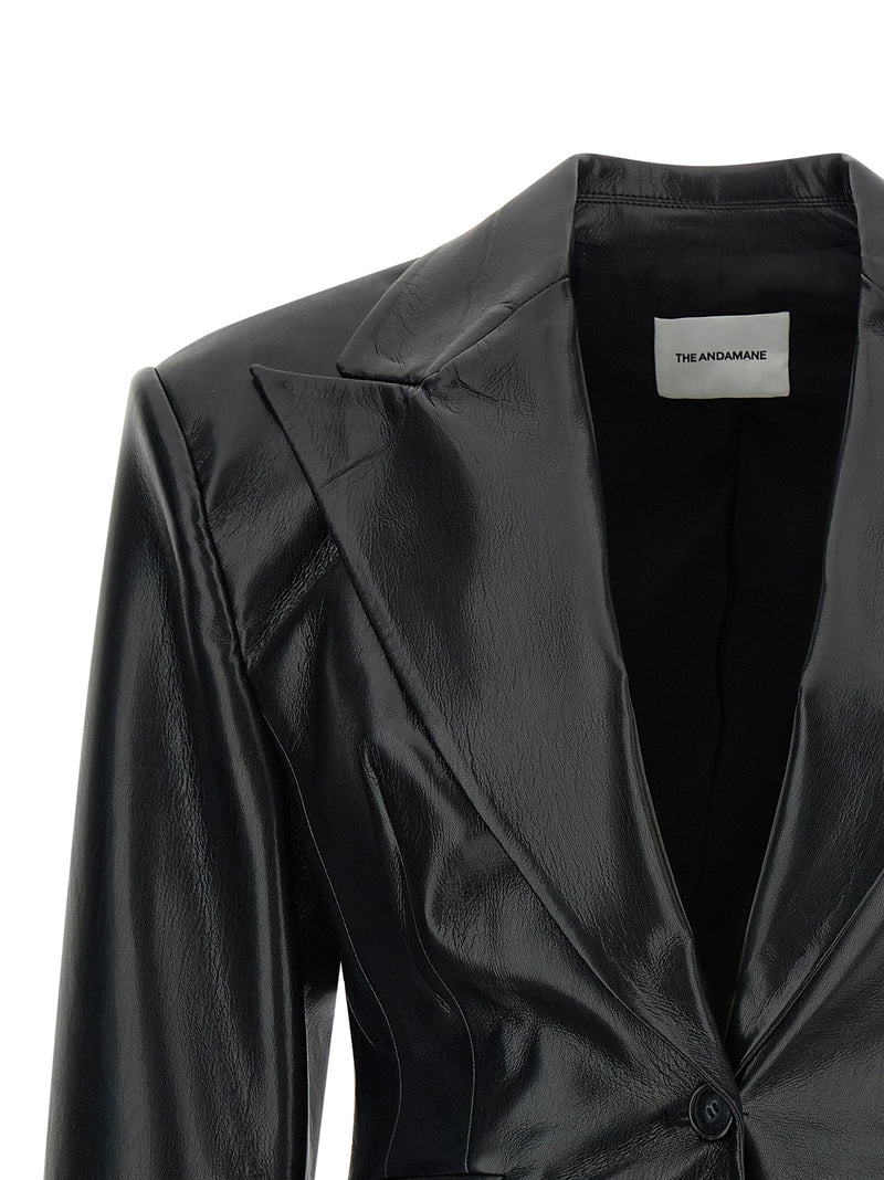 Le blazer en polyester noir Andamane