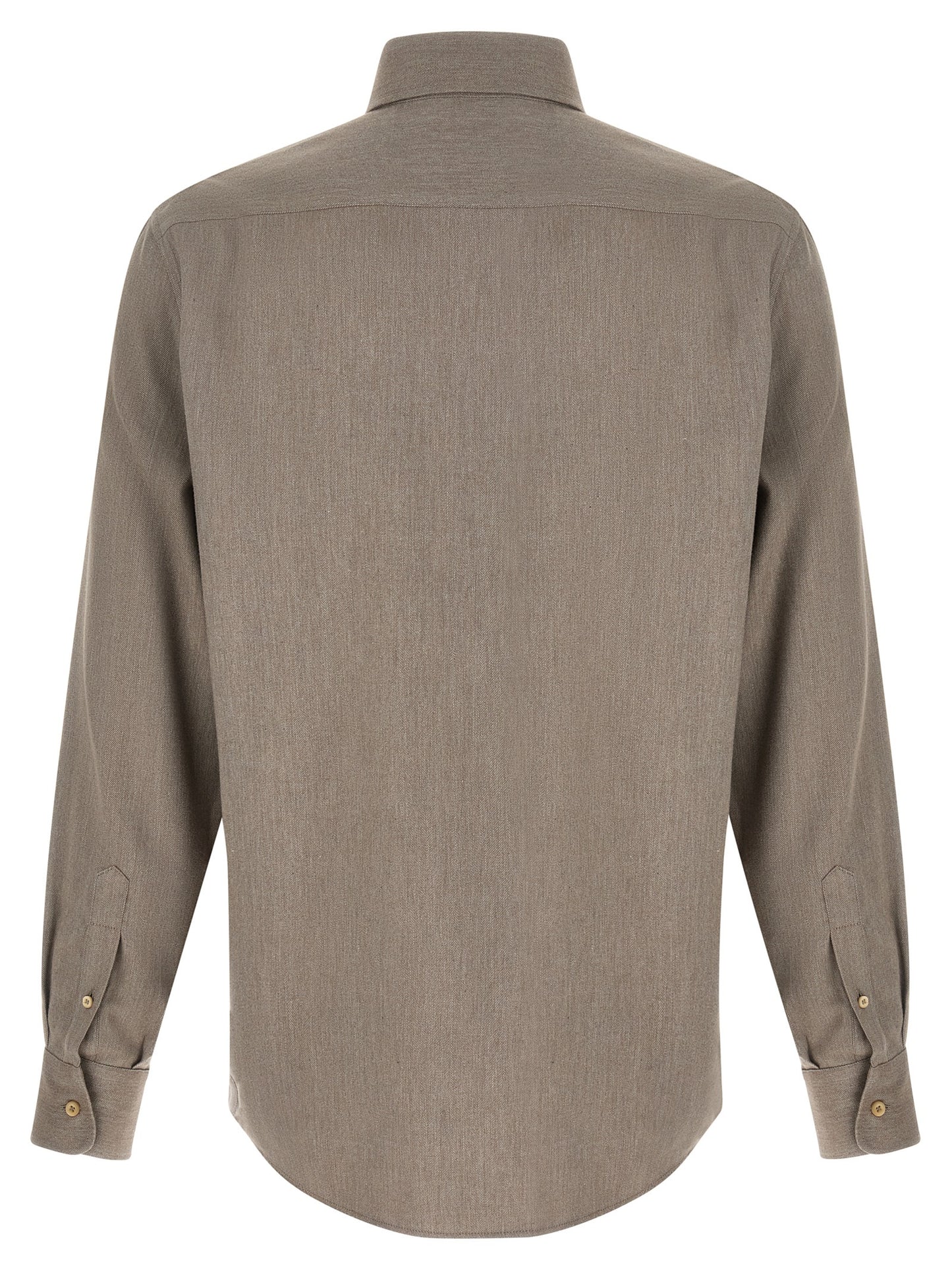 Brunello Cucinelli Gray Cotton Blouse