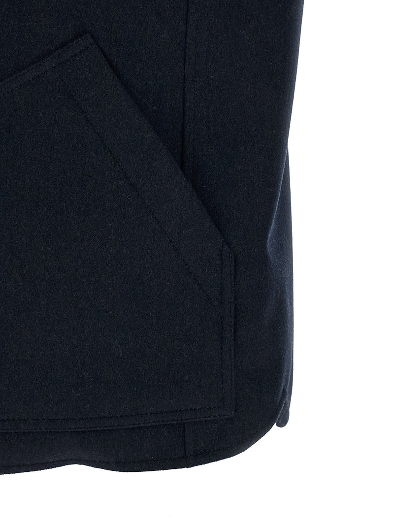 Brunello Cucinelli Gilet bleu en laine sans manches