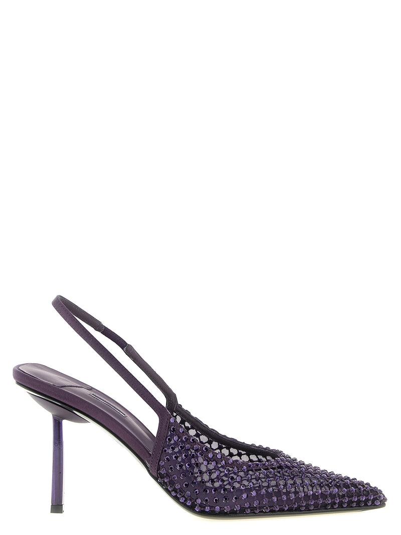 Escarpins à talons hauts LE SILLA en polyester violet