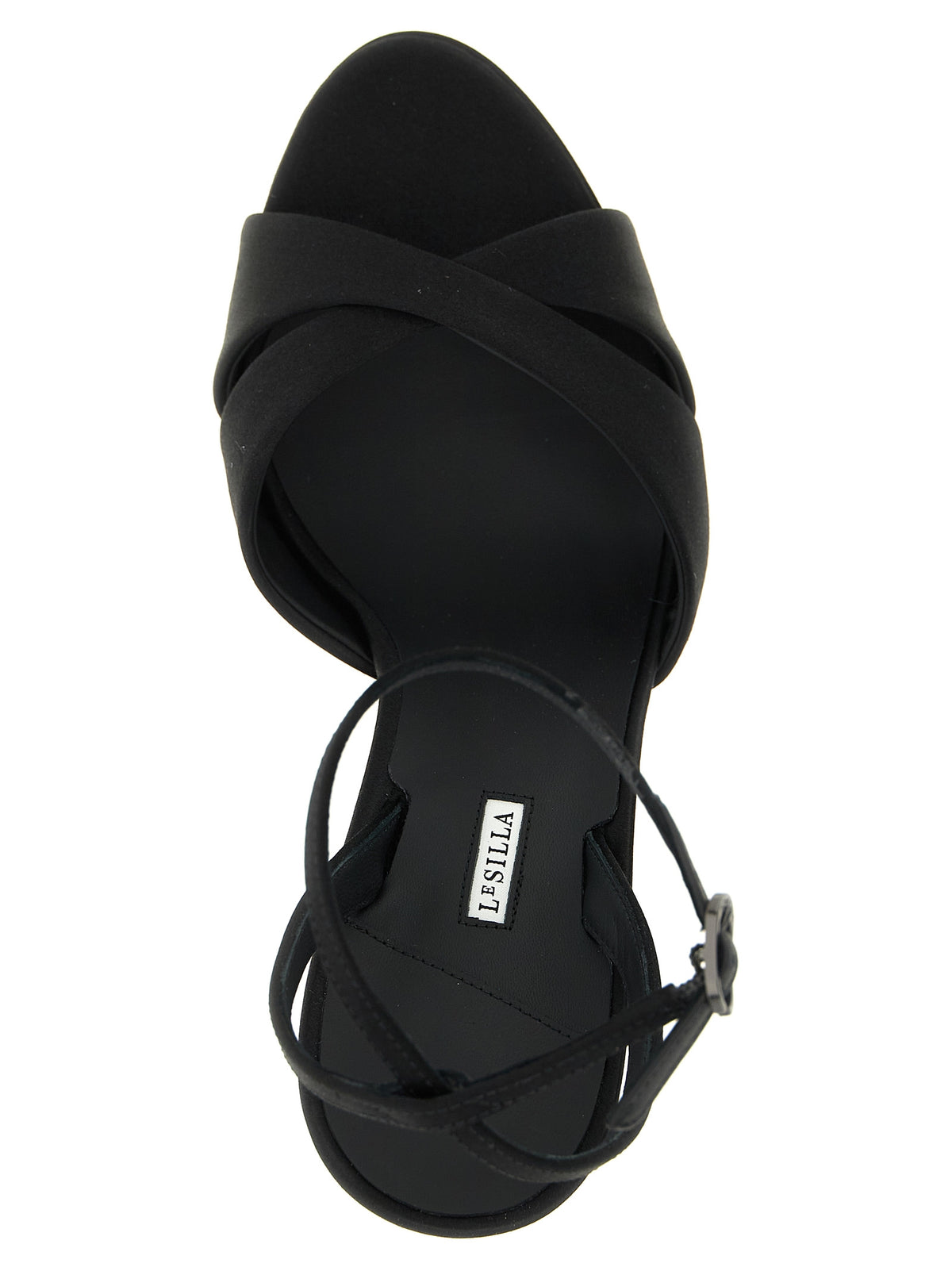LE SILLA Sandales à Talon Aiguille en Viscose Noire