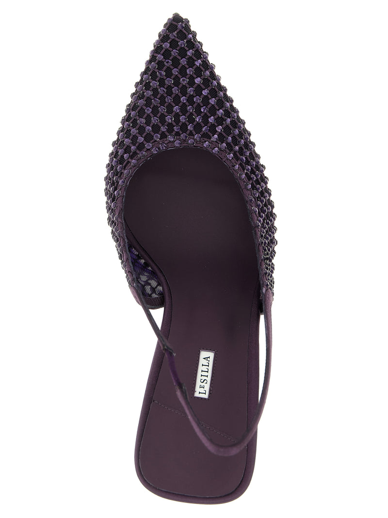 Escarpins à talons hauts LE SILLA en polyester violet