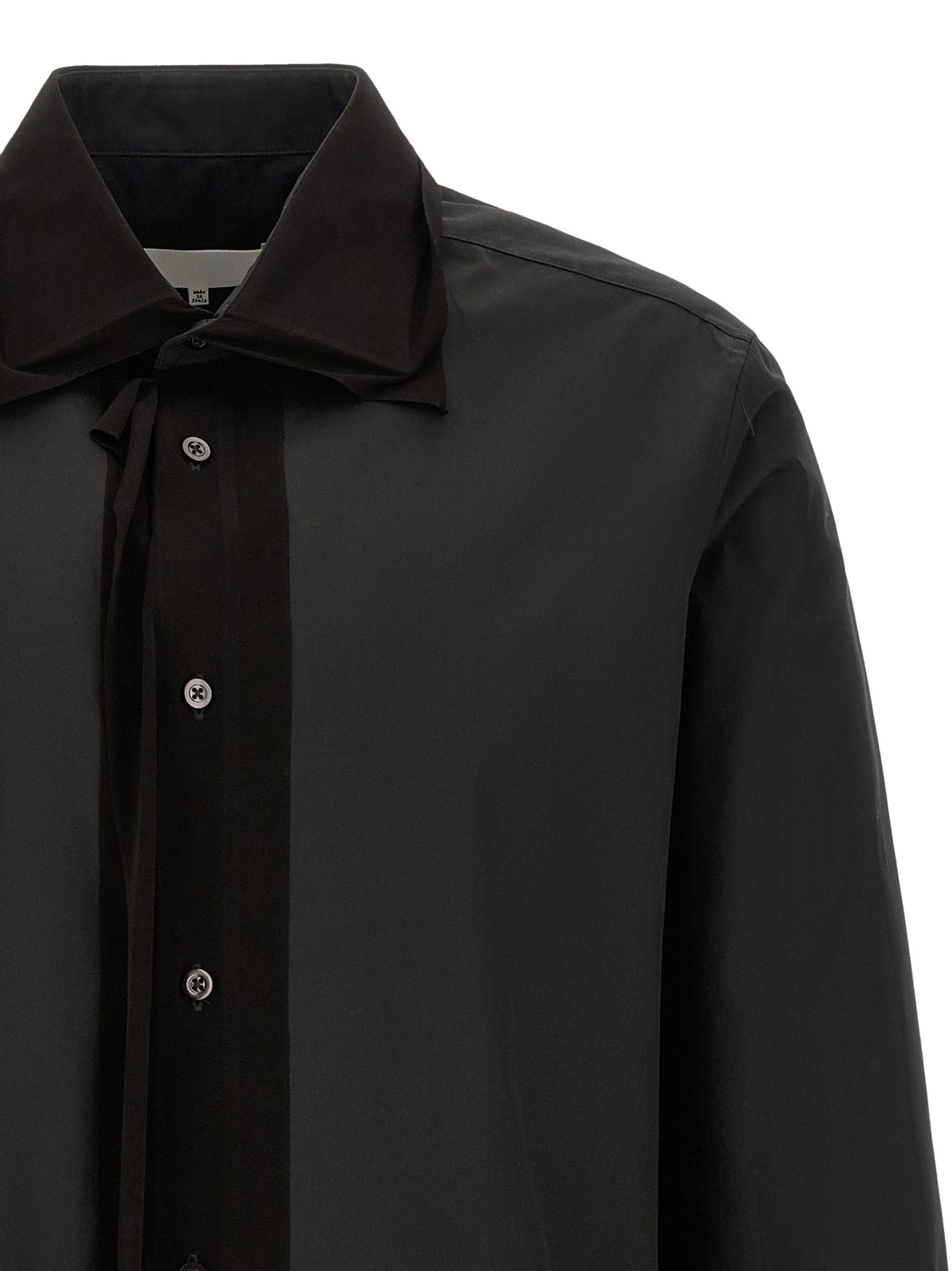 Chemisier Maison Margiela en coton noir