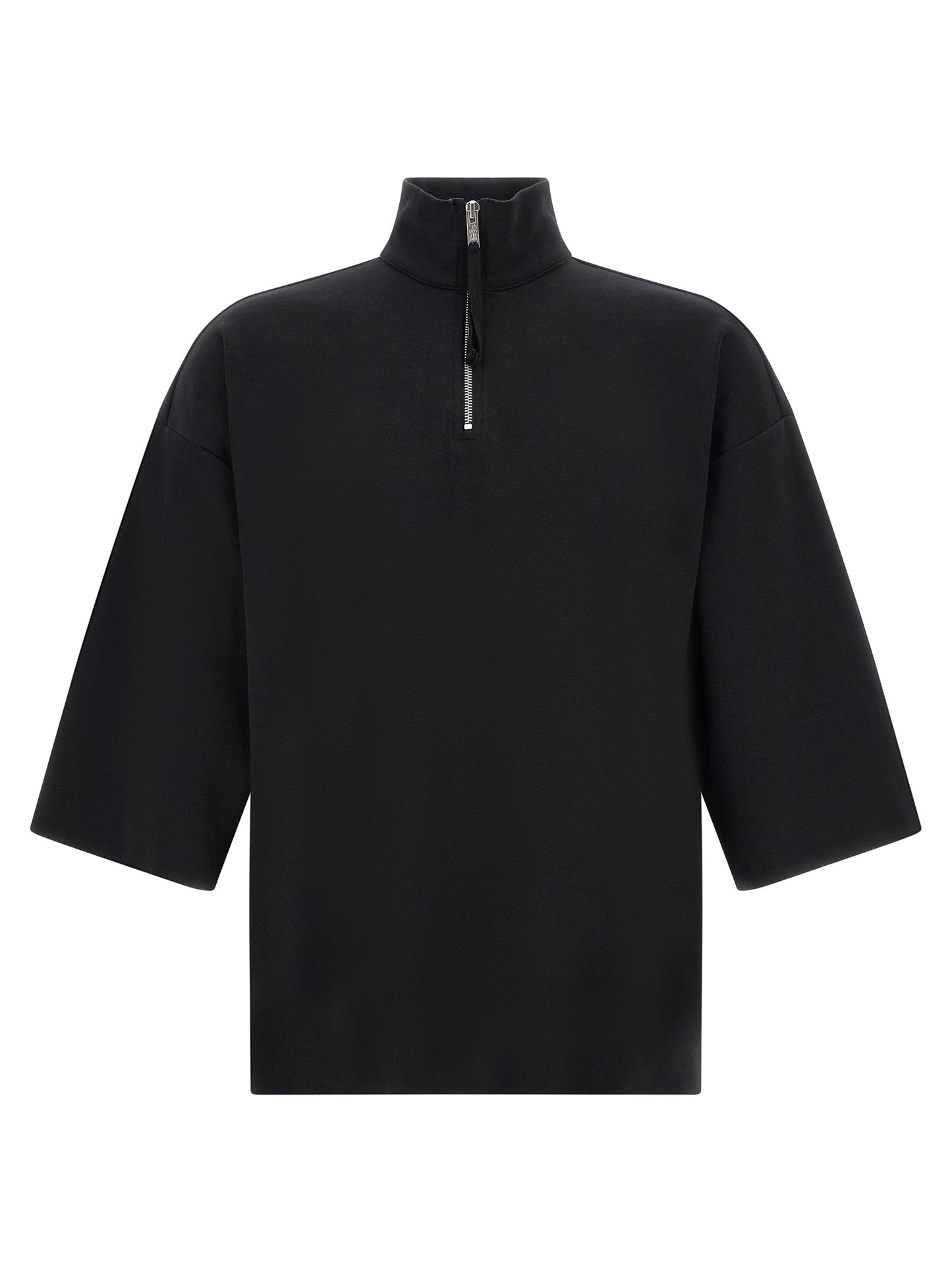 Thom Krom Black Cotton Sweatshirt