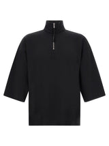 Thom Krom Black Cotton Sweatshirt