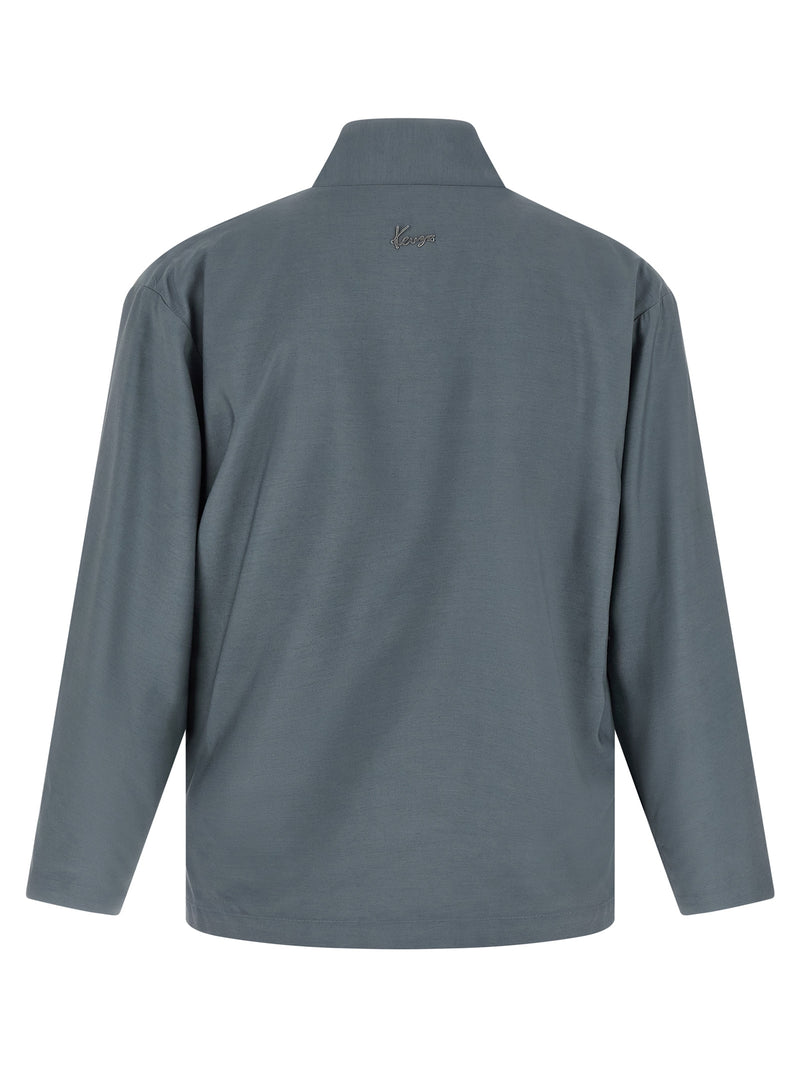 Blazer en laine gris Kenzo