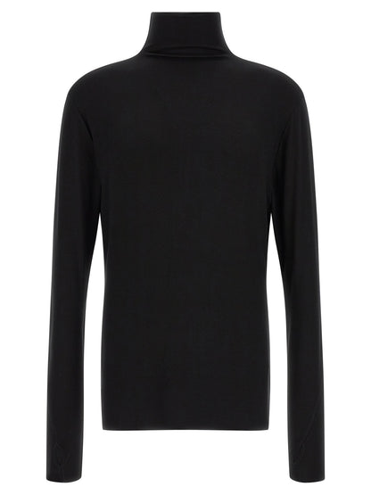 Thom Krom Black Viscose Cardigan