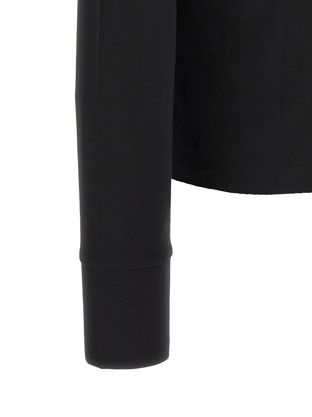 Cardigan noir en viscose Thom Krom