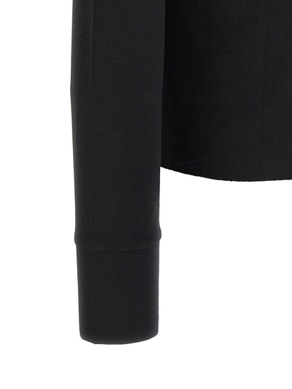 Thom Krom Black Viscose Cardigan