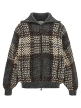 Cardigan Brunello Cucinelli en tissu gris