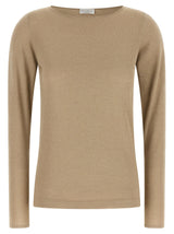 Cardigan Brunello Cucinelli en cachemire beige