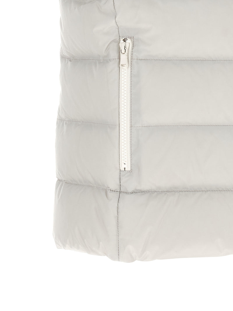 Brunello Cucinelli Gilet Sans Manches en Polyester Gris